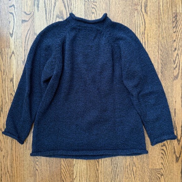 Women's navy alpaca sweater size s - Picture 3 of 3
